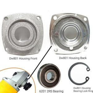 Dewalt Angle Grinder DW801 Spare Parts Housing/Dibbi, 6201 Bearing, C Circlip Lock (PACK OF 3) Angle Grinder dw801