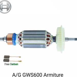 Bosch Angle Grinder Gws600 (6-100) Armature with Carbon
