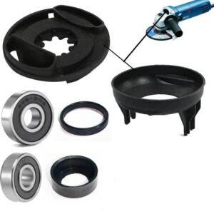 Bosch Angle Grinder GWS600 Spares Parts Kit: Air-Deflector, I.G Plate, Coil Guard, 608-607 Bearings & Washers
