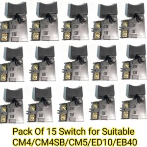 CM4SA Marble Cutter, Wood Cutter, Drill Machines Switch Suitable CM4SA Marble Cutter (Pack of 15)
