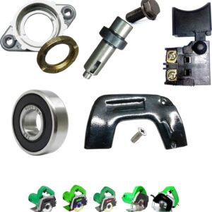 Cm4sa Marble Cutter Machine_Spare Parts Cm4sa Dibbi, Spandle, L Bolt, Switch,6201 Bearing, Black Cover, Nath